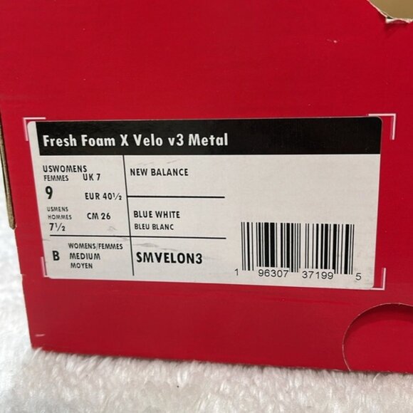 NEW BALANCE Unisex Fresh Foam X Velo V3 Metal Baseball Cleats - Picture 5 of 5